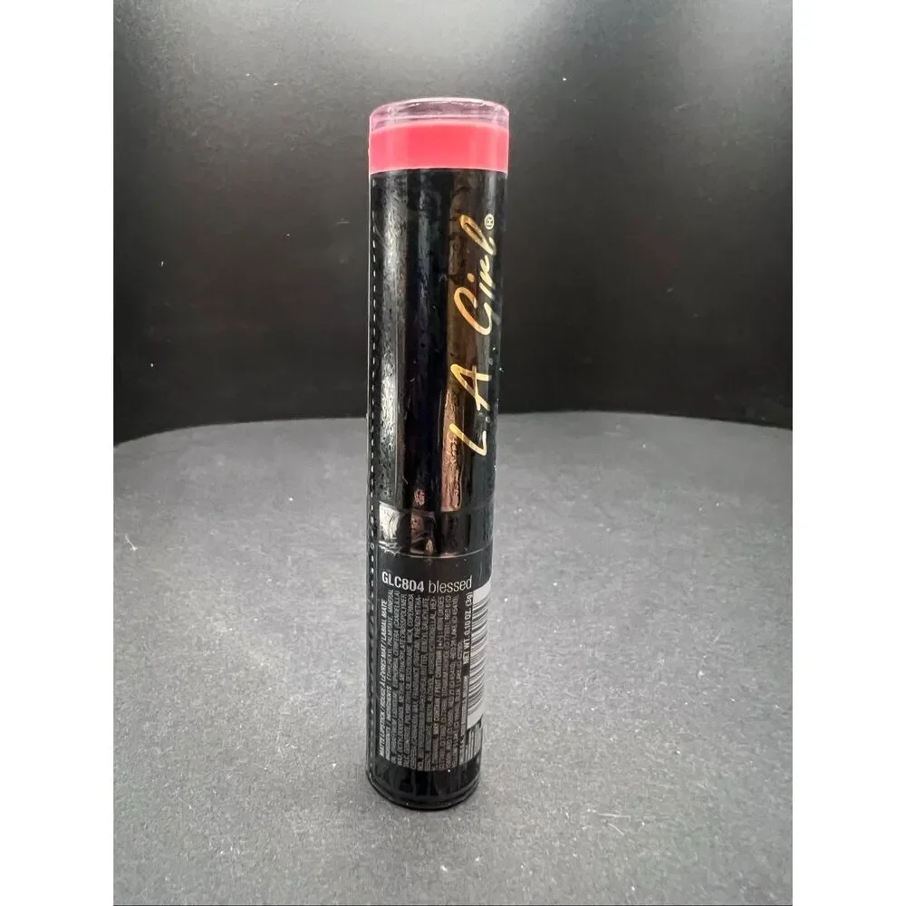 LA Girl Matte Flat Velvet Lipstick in GLC804 Blessed Vibrant Pink